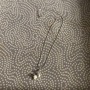 Dolphin necklace with real pearl